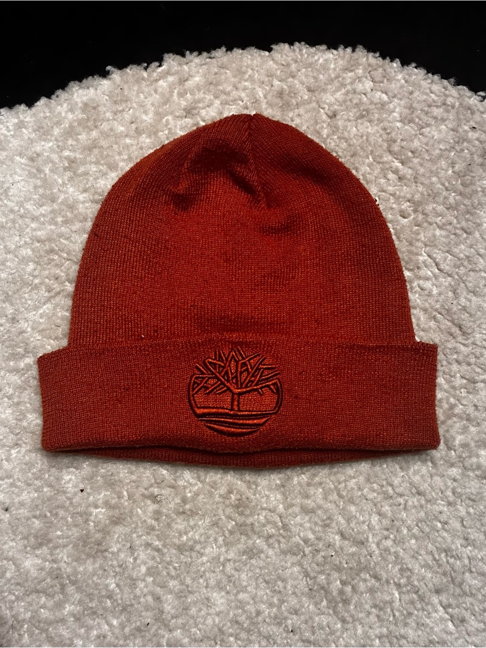 Timberland Rust Orange Beanie